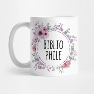 Bibliophile Flowers Mug